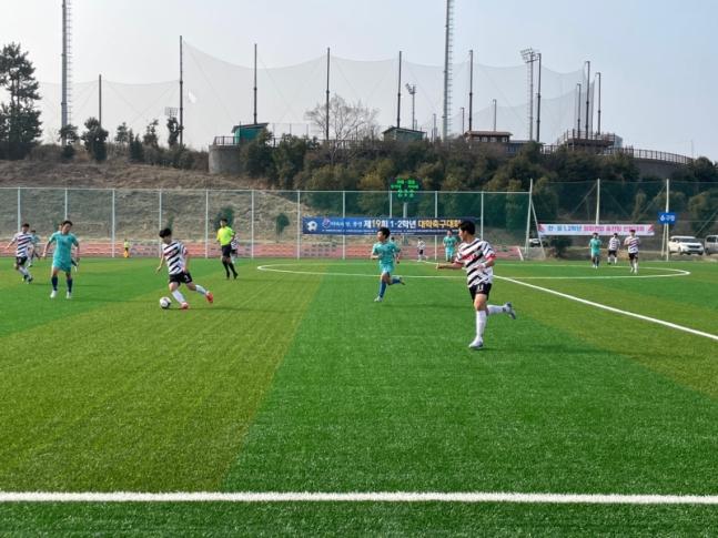 칼빈대, 상지대 4-2 꺾고 1,2학년대학축구대회 한산대첩기 첫 승