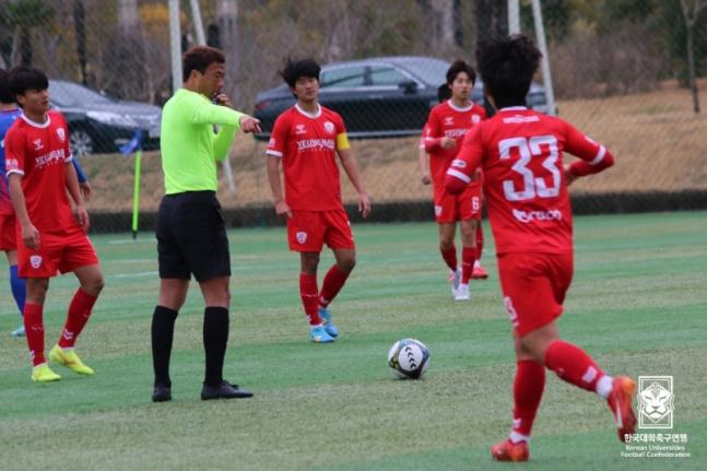 아주·선문, 4연승으로 춘계대학축구연맹전 8강행